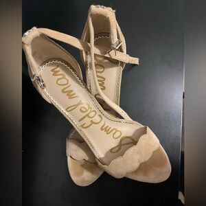 Sam Edelman Block Heel with Scallop Detail